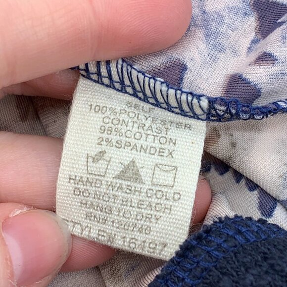 Mystree Navy Blue w/ Floral Velvet Bomber Jacket - Picture 7 of 8